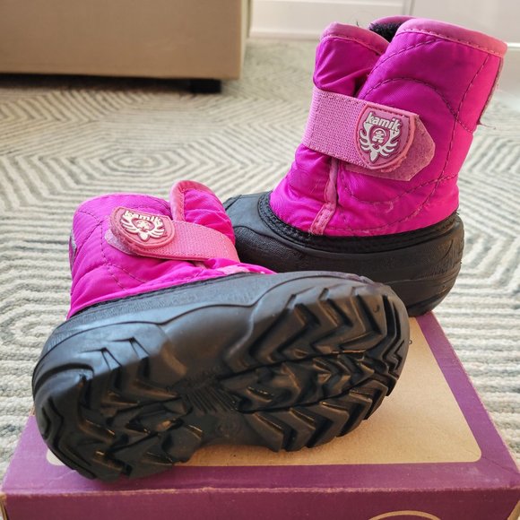 Kamik toddler girl winter boots - Picture 1 of 6